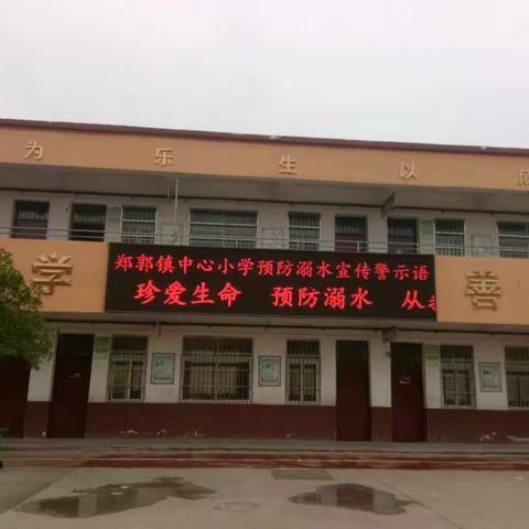 珍爱生命，严防溺水，我们在行动！——郑郭镇中心小学开展防溺水主题教育活动