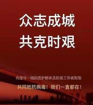 “众志成城  共克时艰”——东湖中心学校党支部防控纪实