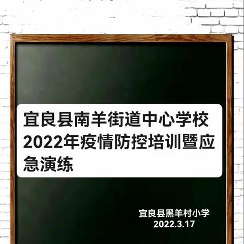 宜良县南羊街道中心学校2022年疫情防控培训暨应急演练