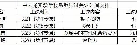 新教师风采过关展示课——“新”光璀璨展风采 桃李芬芳期未来