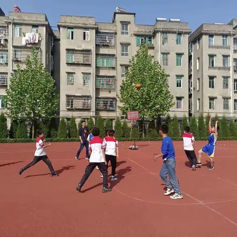 “双减”正当时 快乐篮球赛——汊河中心小学篮球比赛纪实