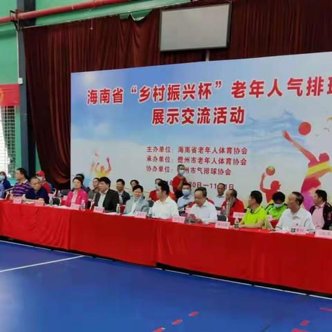 祝贺我县女子老年人气排球代表队取得全省第三名的好成绩