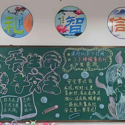 精彩板报展新颜，奋进启航新学期——德州学院附属第一实验小学主题黑板报评比活动