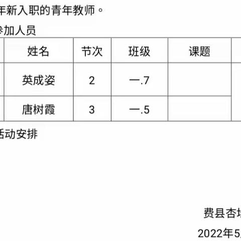 展课堂风采，促教师成长——费县杏坛学校小学部数学“青年教师汇报课”活动