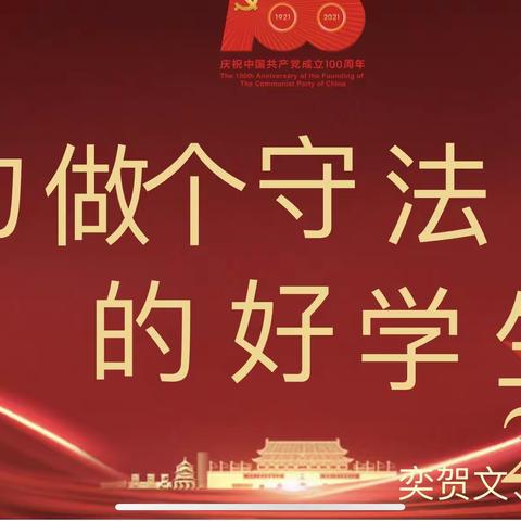 努力做个守法的好学生——实验小学上德校区二（10）班