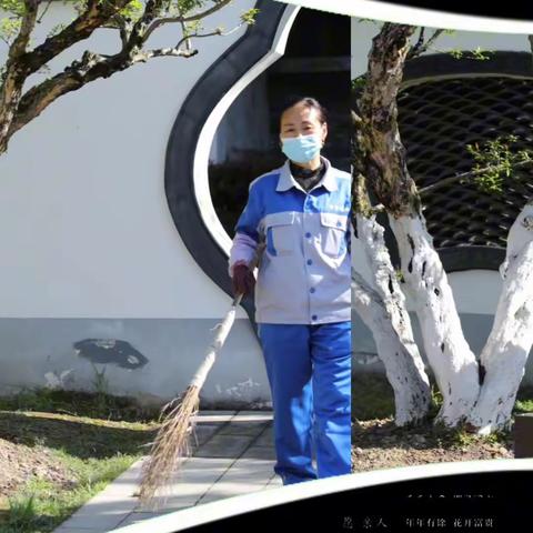 【在北湖偶遇环卫工】