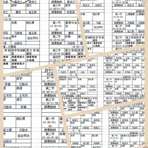 砥砺前行、蓄攀高峰-线上期中复习巩固练习及家长会