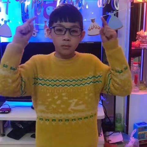 小吕小学六年戈一郝手势舞