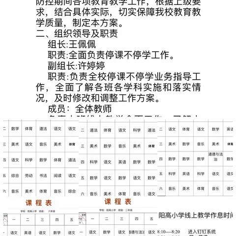 潜心教学守阵地，不负韶华向未来——平顺县阳高小学线上教学记实