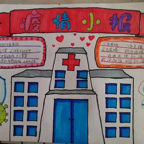 清丰县幸福路小学特色综合实践活动之众志成城·抗击疫情