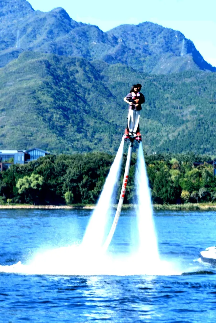 《征文》水上飞人现场录制