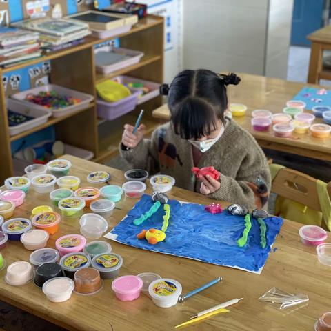 小粘土，大世界———黄石井后附设园中班粘土主题比赛