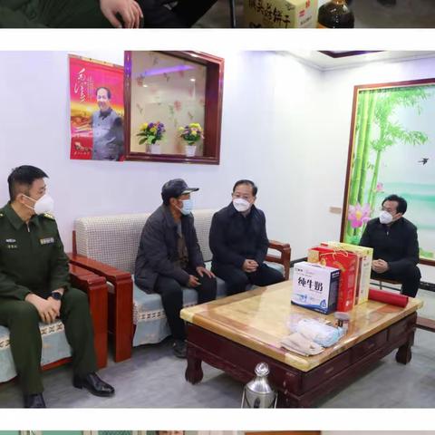 新春慰问践初心 真情温暖入户来——陵前镇开展春节前先进模范、困难党员、困难群众慰问工作