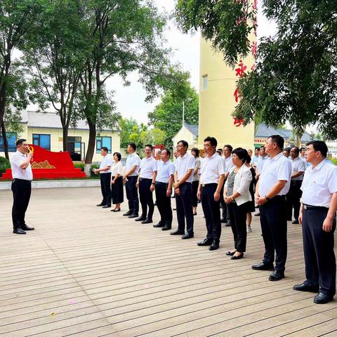 宝鸡市扶风县党政代表团莅临陵前镇调研党建引领乡村振兴工作