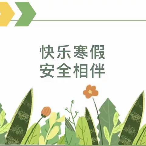 【快乐寒假 安全相伴】——寒假放假通知及温馨提示