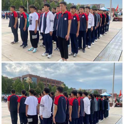 挥洒汗水，书写青春芳华——2022级焊工班与计算机班军训第四天