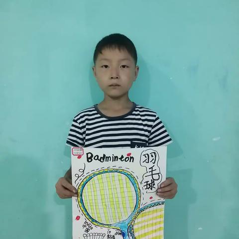 北京画廊•榆林校区思维班7.29作品展览《羽毛球》