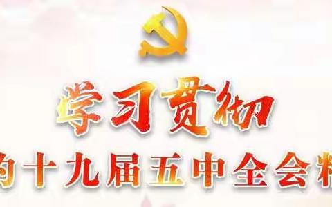 深入贯彻学习十九届五中全会