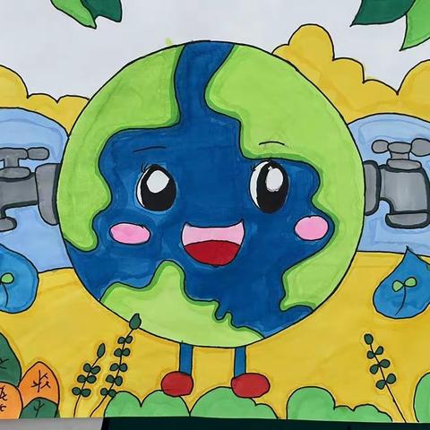 陈旗二小世界水日主题日——节约用水，我们这样倡议