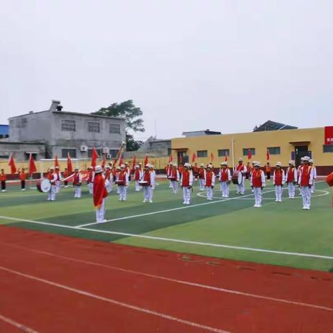 鼓号铿锵 梦想飞扬——东昌府区堂邑中心小学鼓号队展示