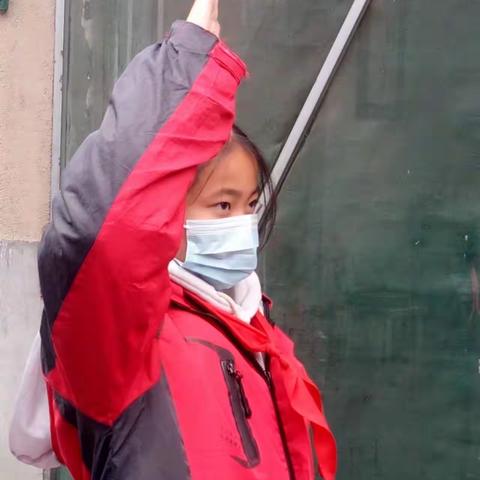 网上升旗，同心抗疫——禹村镇初级中学线上升旗仪式