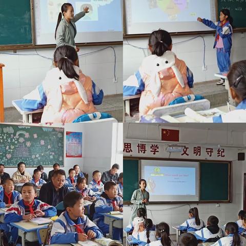 下庄小学教研活动