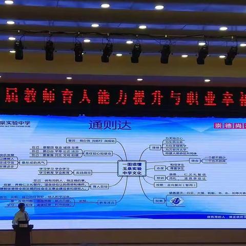 教师育人能力提升与职业幸福创造论坛-站在巨人的肩膀上