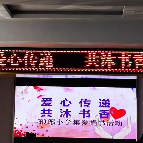 爱心传递，共沐书香，琅琊小学捐书活动。