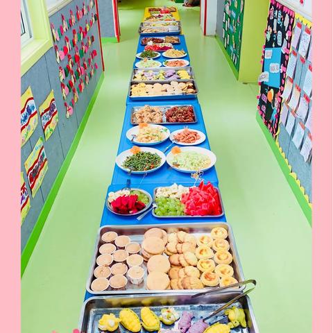 泰山实验小学附属幼儿园美味自助餐活动