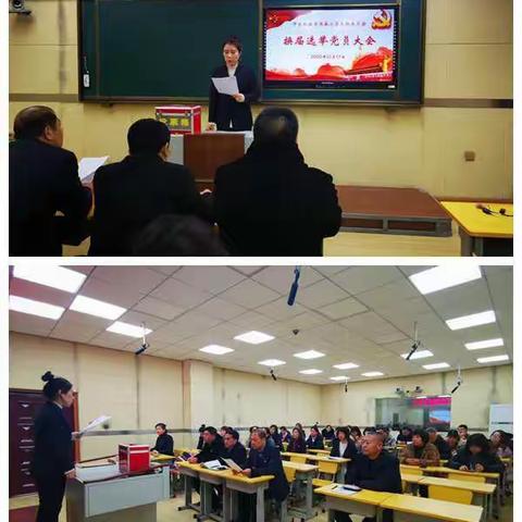 市迎宾小学成功召开党支部换届选举大会