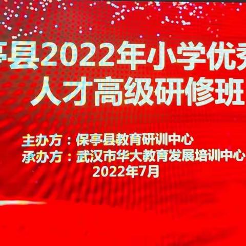 专家引领促成长———保亭县2022年小学优秀教育人才高级研修班（第六天）