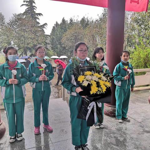 西闫乡实验小学清明节系列活动