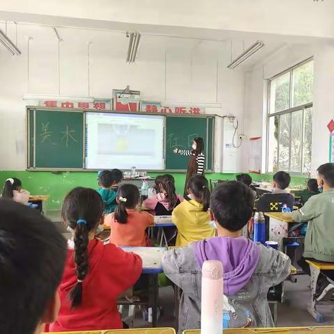 巧手绘未来，美育润心间，米庙镇一五张村小学“双减”之美术社团篇