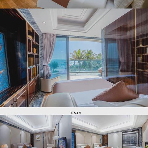 享海高端温泉泳池沙滩别墅12A