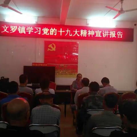 学习党的十九大精神宣讲报告