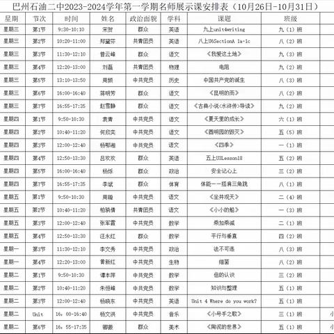 精品课堂展风采，示范引领促成长