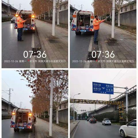 2022.12.26-2022.12.30交通设施杆、路名牌、路灯杆清洗小结