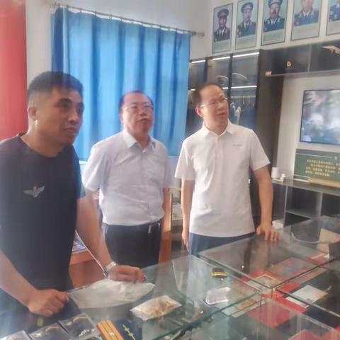 退役军人部门各级领导莅临卧虎湾街道指导退役军人工作