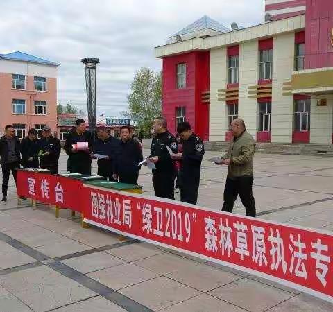 图强林业局‘’绿卫2019‘’森林草原执法专项行动暨‘’十三五‘’行动在行动