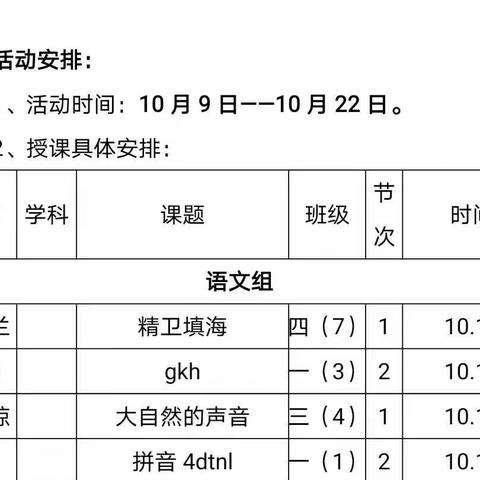 溆浦县双井镇中心小学2022年下学期新教师见面课