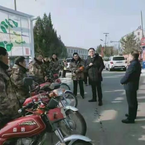 2021年1月21日，郭迎红同志赴西流寨查看护林防火工作