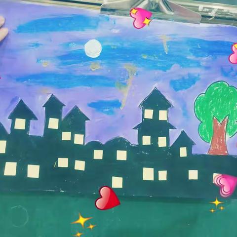 星星幼儿园大四班美术课《万圣节🎃狂欢节》