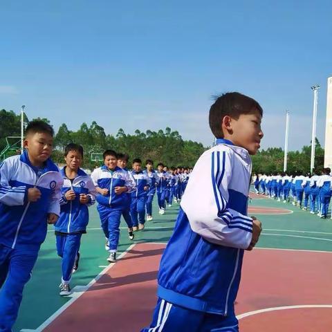 “阳光大课间，跑出我风采”——三五初中    2021年跑操比赛