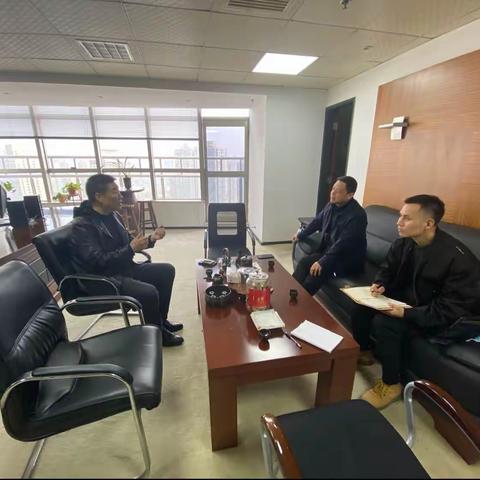 张家村街道办事处主任赵斌走访地区重点招商引资项目