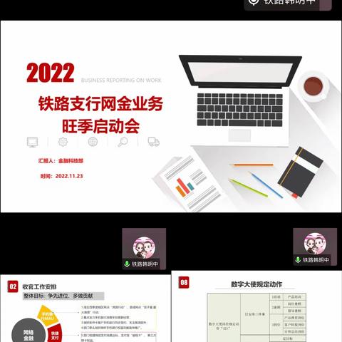 郑州铁路支行组织召开2023年网络金融旺季营销线上启动会