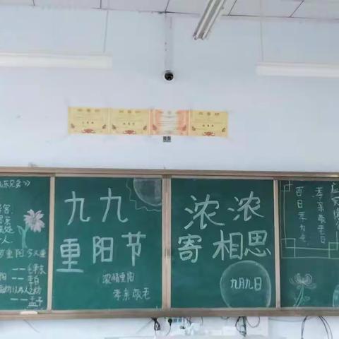 九九重阳节 浓浓寄相思——枣庄职业学院2021级中职护理六班主题班会