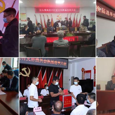 台头镇村党支部换届选举工作圆满完成