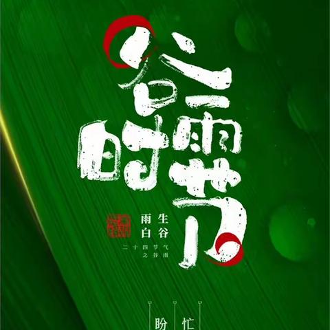 谷雨时节-好雨生百谷 暮春缓缓至