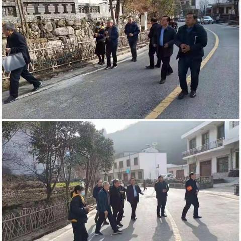 天竺山镇各村（社区）通过秦岭山水乡村建设市级检查组验收