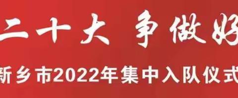 喜迎二十大 争做好队员